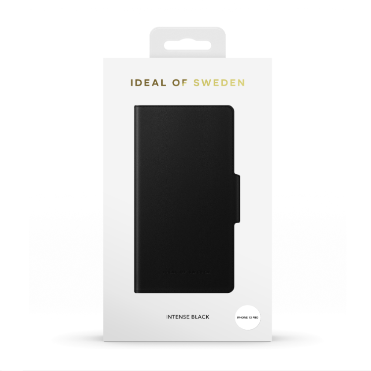 etui ideal sweden iPhone 13 pro noir cuir