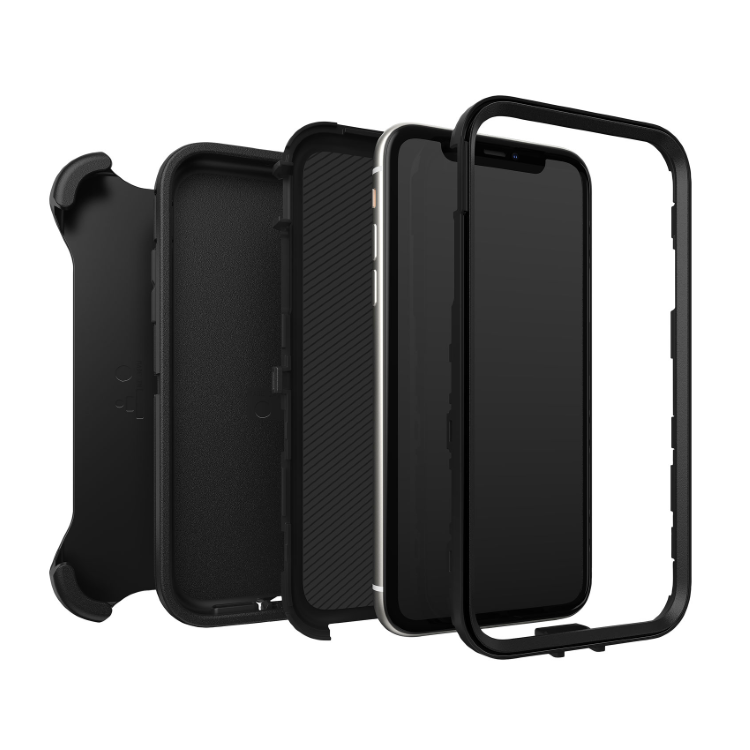 étui otter defender iPhone 7 11 12 13 14 pro max plus mini noir