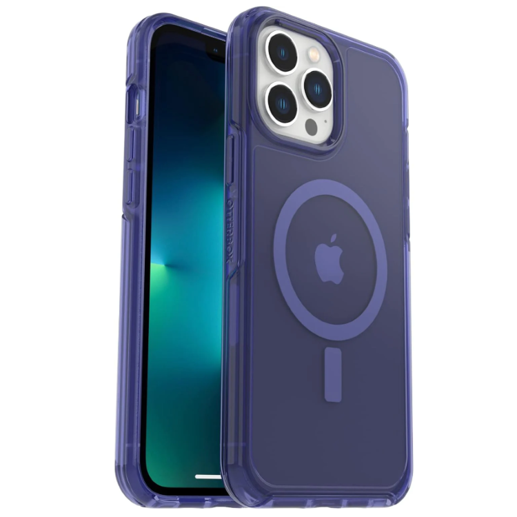 etui otter iPhone 13 pro max blue transparent